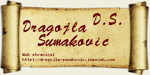 Dragojla Šumaković vizit kartica